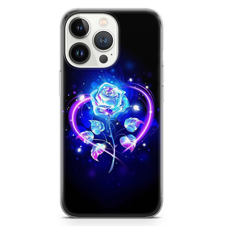 Rose Flower Phone Case Roses Cover for iPhone 15 14pro, 13, 12, 11, XR ...