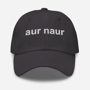 Embroidered Dad Hat "aur naur", Funny Hats, Meme Baseball Cap, Australia Hat