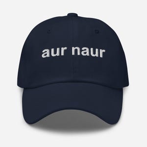 Embroidered Dad Hat "aur naur", Funny Hats, Meme Baseball Cap, Australia Hat