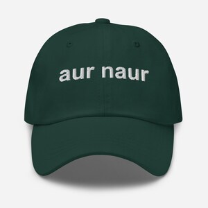 Embroidered Dad Hat "aur naur", Funny Hats, Meme Baseball Cap, Australia Hat