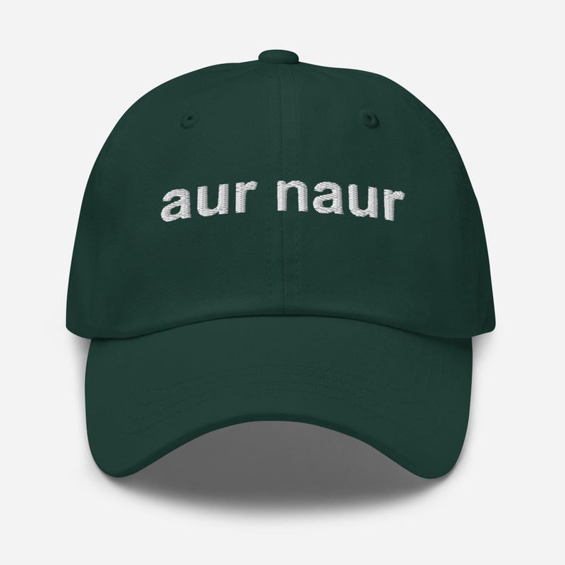 Embroidered Dad Hat "aur naur", Funny Hats, Meme Baseball Cap, Australia Hat