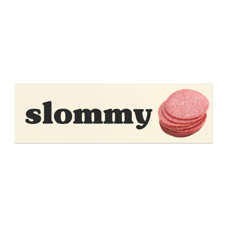 Meme-bilmagnet "Slommy", rolig stötfångarmagnet bild 3