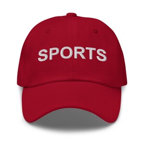 Sombrero de papá bordado &quot;SPORTS&quot;, sombreros de parodia Gen Z, sombrero divertido, gorra de béisbol meme, sombrero de broma