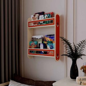 Nursery Bookshelf, Nursery Shelves, Children&#39;s Bookshelves, Floating Shelves, Bookshelves Kid&#39;s, Book Shelf Nursery Decor, Nursery Room