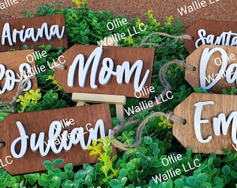 Name Tags | Wood Name Tags | Gift Tags | Personalized Name Tags | Personalized Gift Tag | Wooden Tag | Wood Gifts | Personalized Wood Gifts