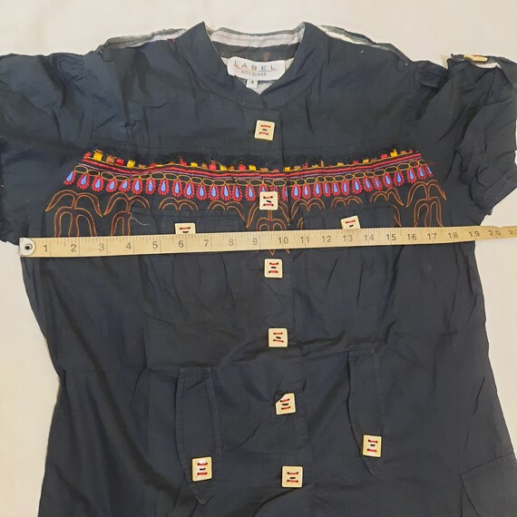 Vintage top dress cotton dress indian designer ri… - image 2