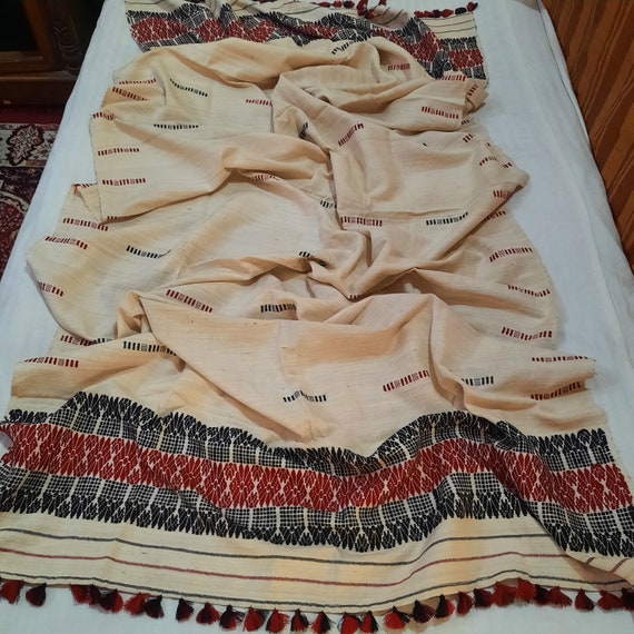 IKAT dupatta/scarf, Bhujodi dupatta, cotton scarf… - image 9