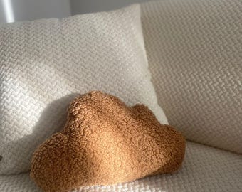Teddy Boucle Cloud Pillow: Nursery Decor, Photo Prop