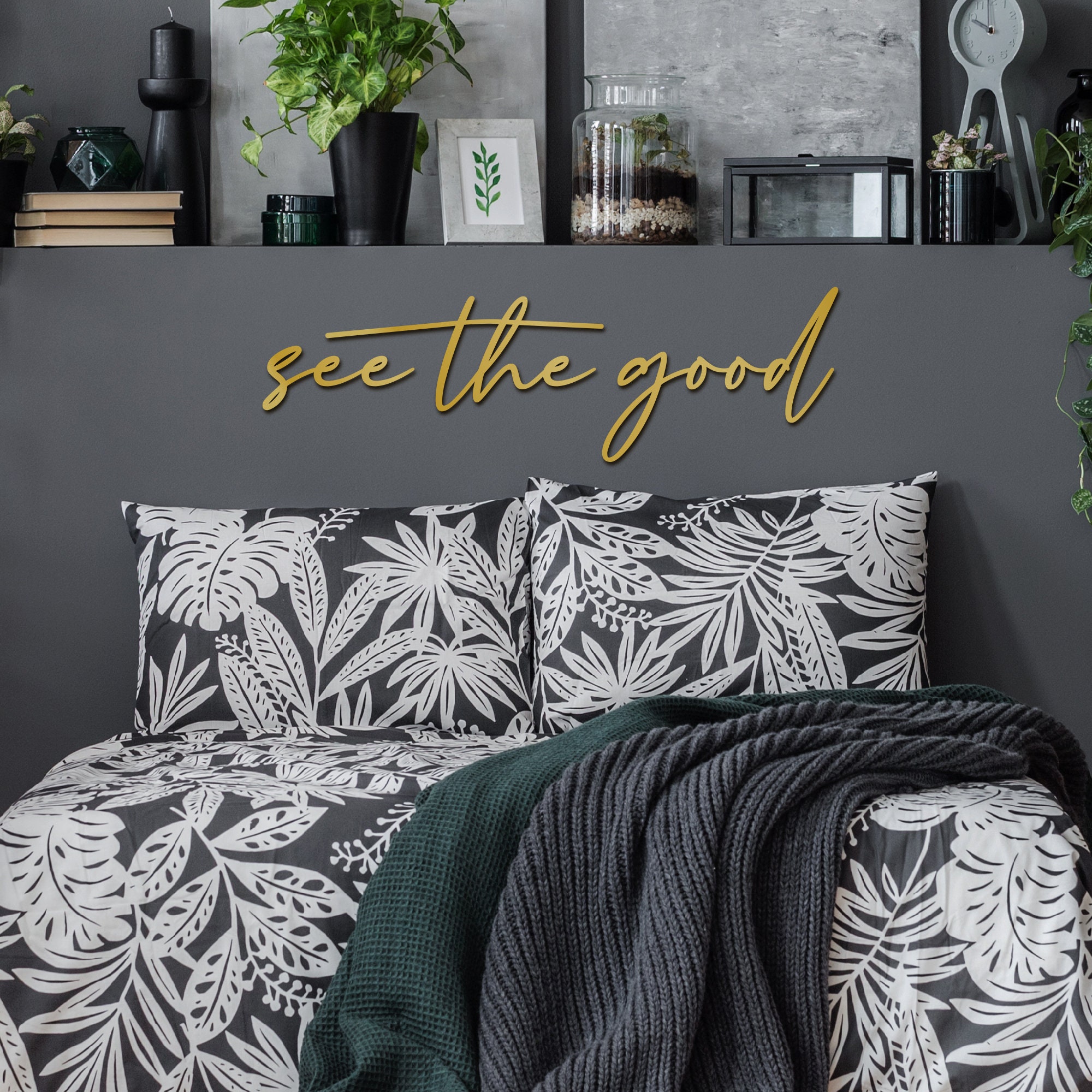 See the Good Metal Wall Art Bathroom Wall Decor Quote Wall Etsy