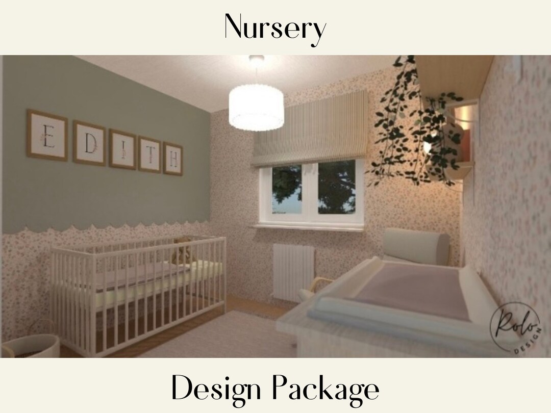 Virtual Nursery Interior Design Package - Etsy