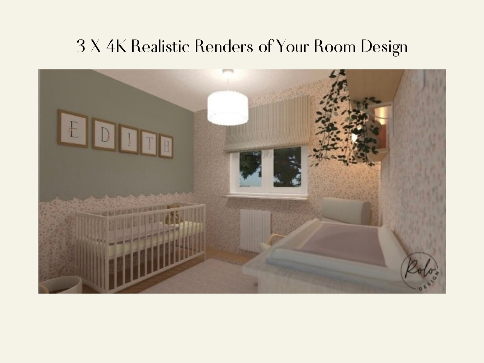 Virtual Nursery Interior Design Package - Etsy