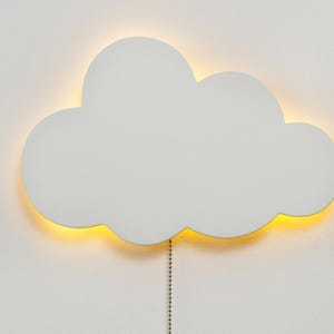Cloud Wall Light for Nursery - Baby Night Light, Nursery Cloud Light, Wolkenlampe, Cloud Decor, Gift for Kids, Christmas Nursery Gift