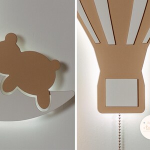 Led Night Light, Cloud Nursery Wall Light, Cloud Light, Cloud Night Light, Baby Room Decor, Christmas Gift, Baby Night Light, Gift For Kids image 4