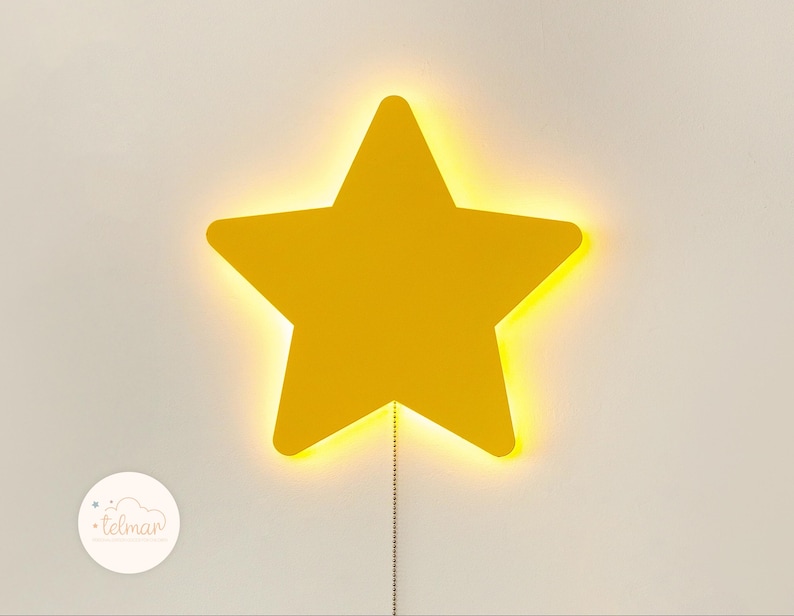 Star Planet Cloud Night Light Set – Kids LED Wall Lamp, Nursery Decor Gift image 4