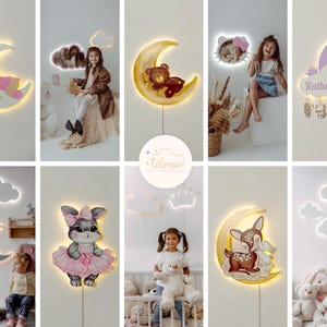 Star Planet Cloud Night Light Set – Kids LED Wall Lamp, Nursery Decor Gift image 10