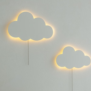 Cloud Nursery Wall Light - Cloud Light, Cloud Night Light, Baby Room Decor, Baby Night Light, Led Night Light, Gift For Kids
