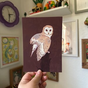 メンフクロウのポストカード