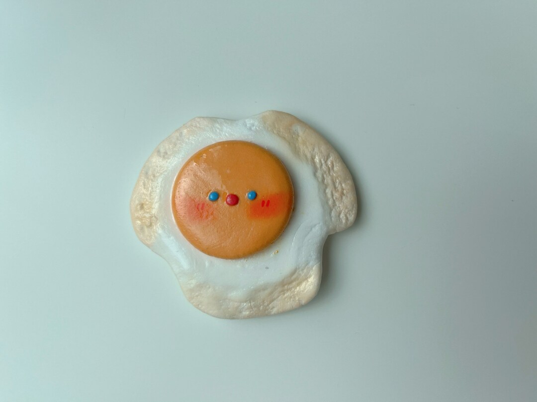 Cute Food Magnet Miniature Fried Egg Magnet Kawaii Magnet - Etsy Australia