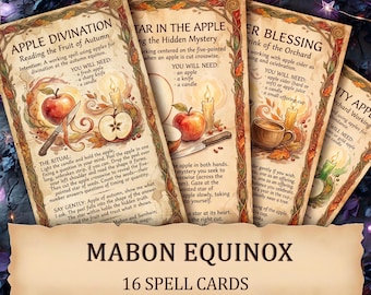 Mabon Vol 2 — Autumn Equinox Printable Spell Cards