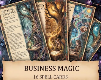 Money and Career Vol 3 — Business Growth Printable Ritual Cards