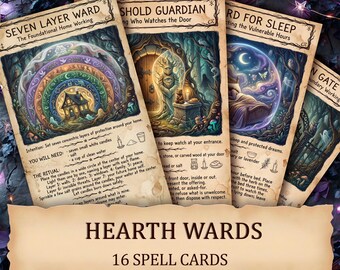 Protection Vol 3 — Home Ward and Shielding Printable Ritual Cards