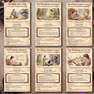 Healthy Boundaries — Self-Respect Printable Ritual Cards image 4