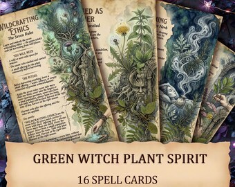 Green Witch Vol 3 — Printable Advanced Witch Ritual Cards
