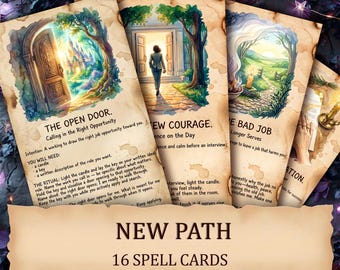 New Job and Career Change — Fresh Start Printable Ritual Cards
