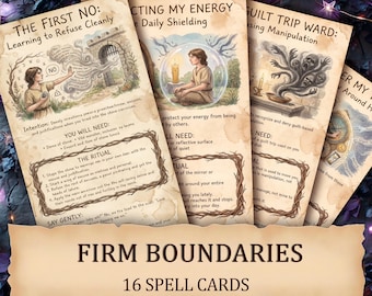 Healthy Boundaries — Self-Respect Printable Ritual Cards