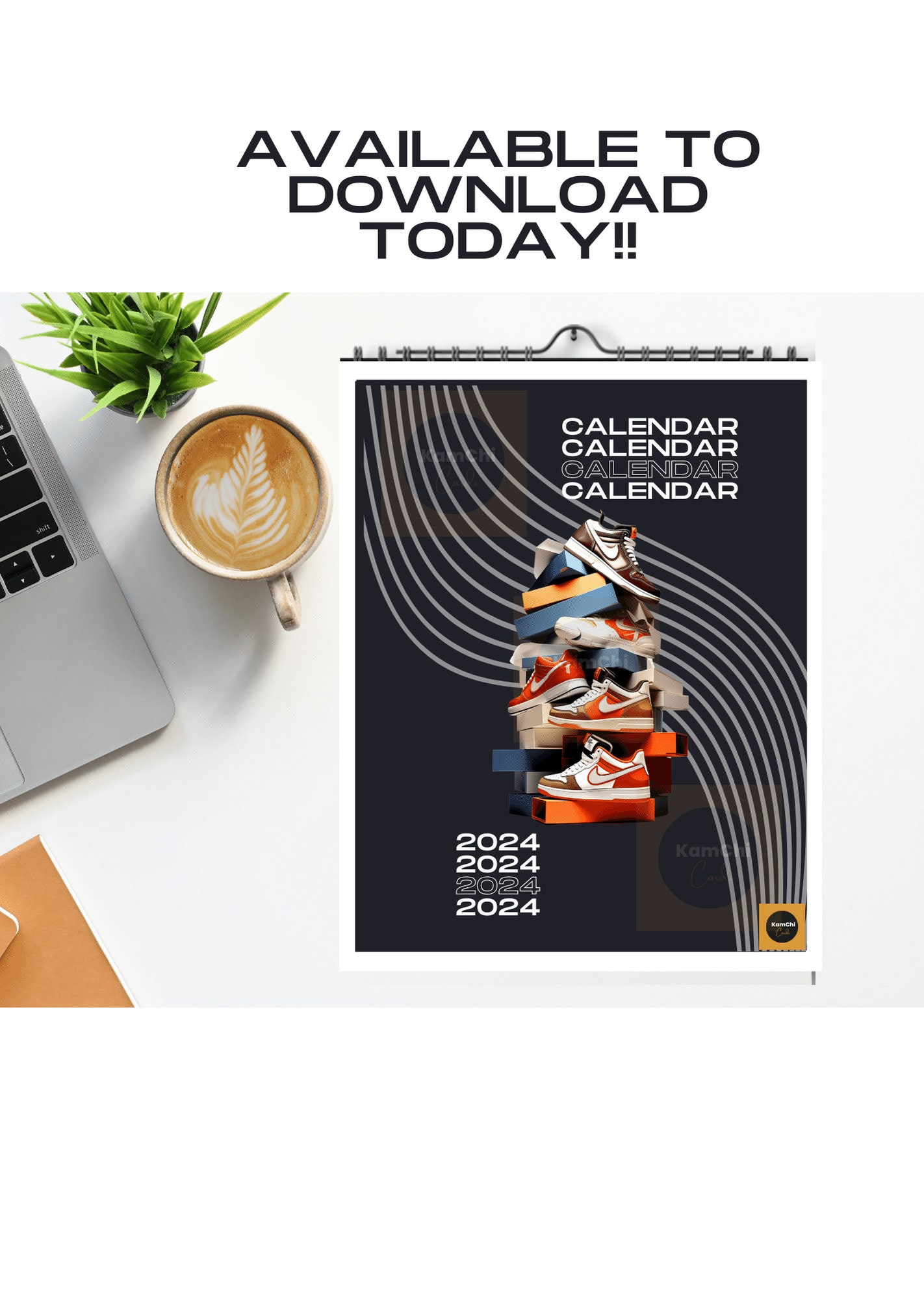 2024 Sneaker Calendar Sneakerhead 2024 Calendar Monthly Etsy Canada
