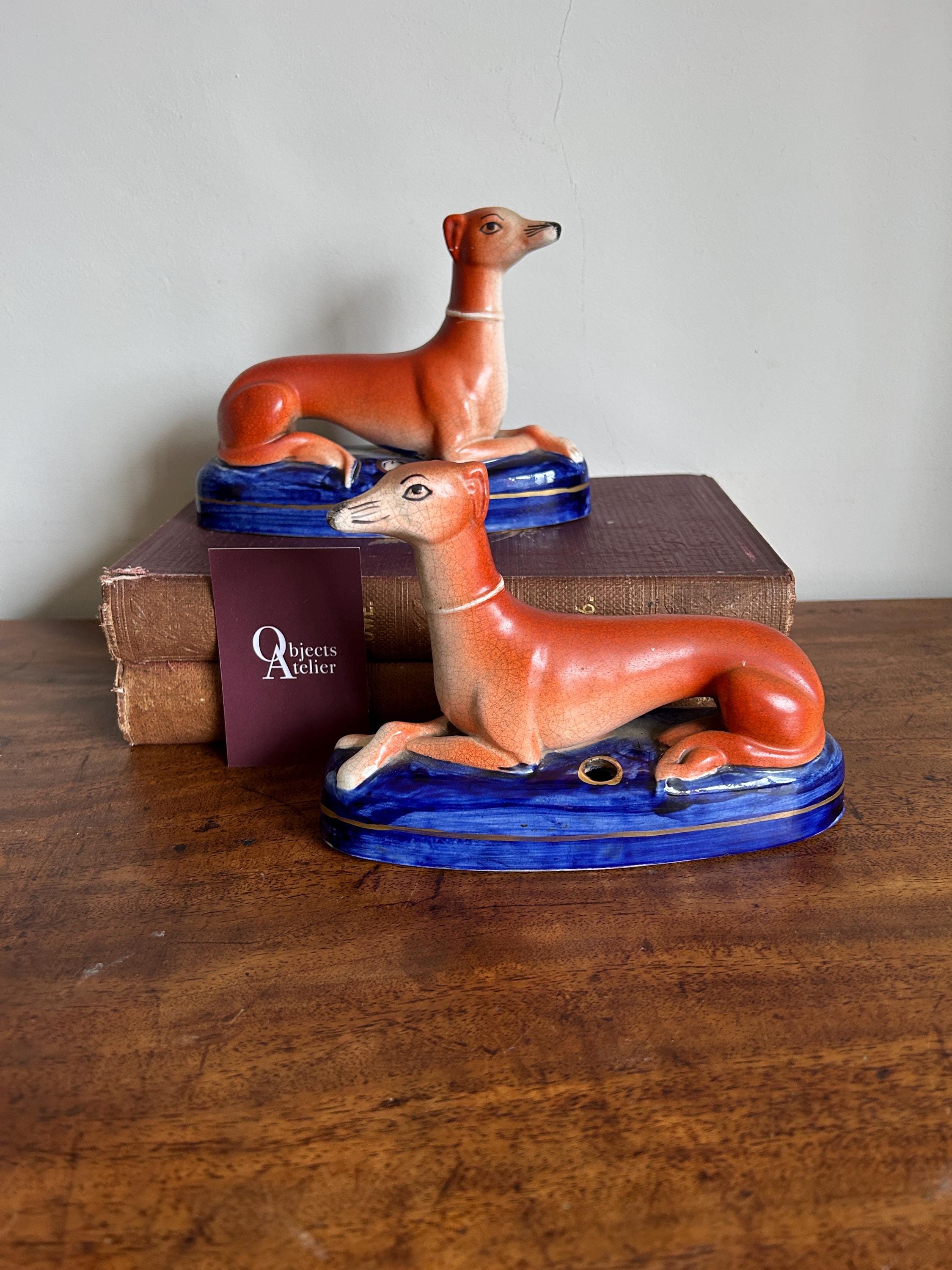 Porcelain Whippets - Etsy UK