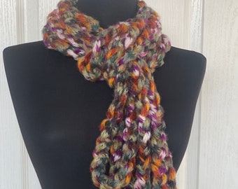 Infinity sjaal, oversize sjaal, kap, handgebreid, haak, zeer lang, met de hand gemaakt, uniek, meerdere stijlen en kleuren