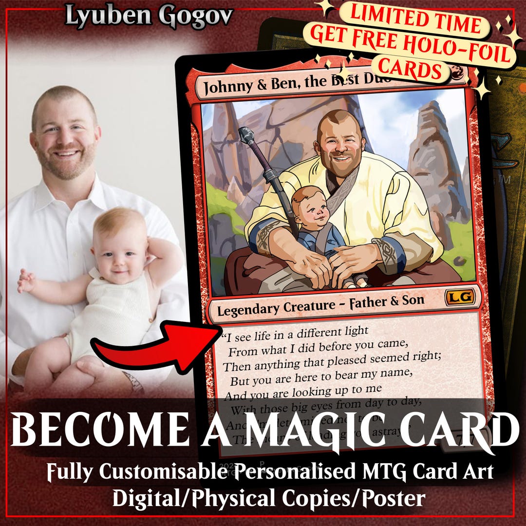 Custom MTG Cards X9, Magic the Gathering Illustration Art, Commission ...