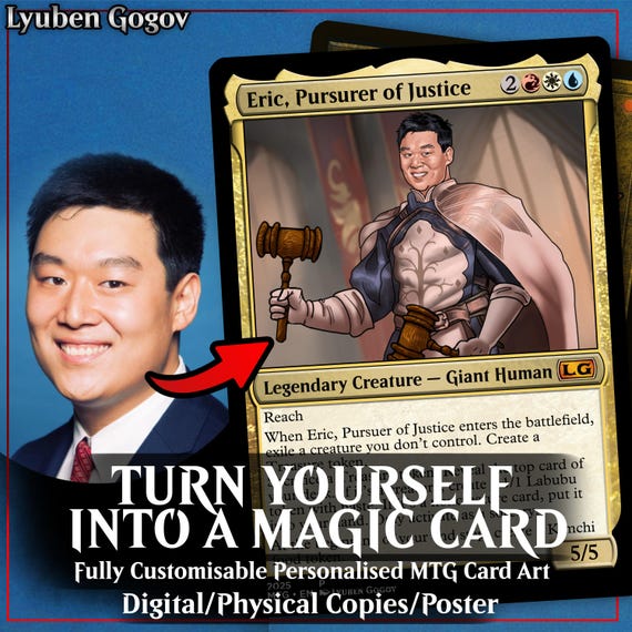 mtg portrait cards Serum Visions Print