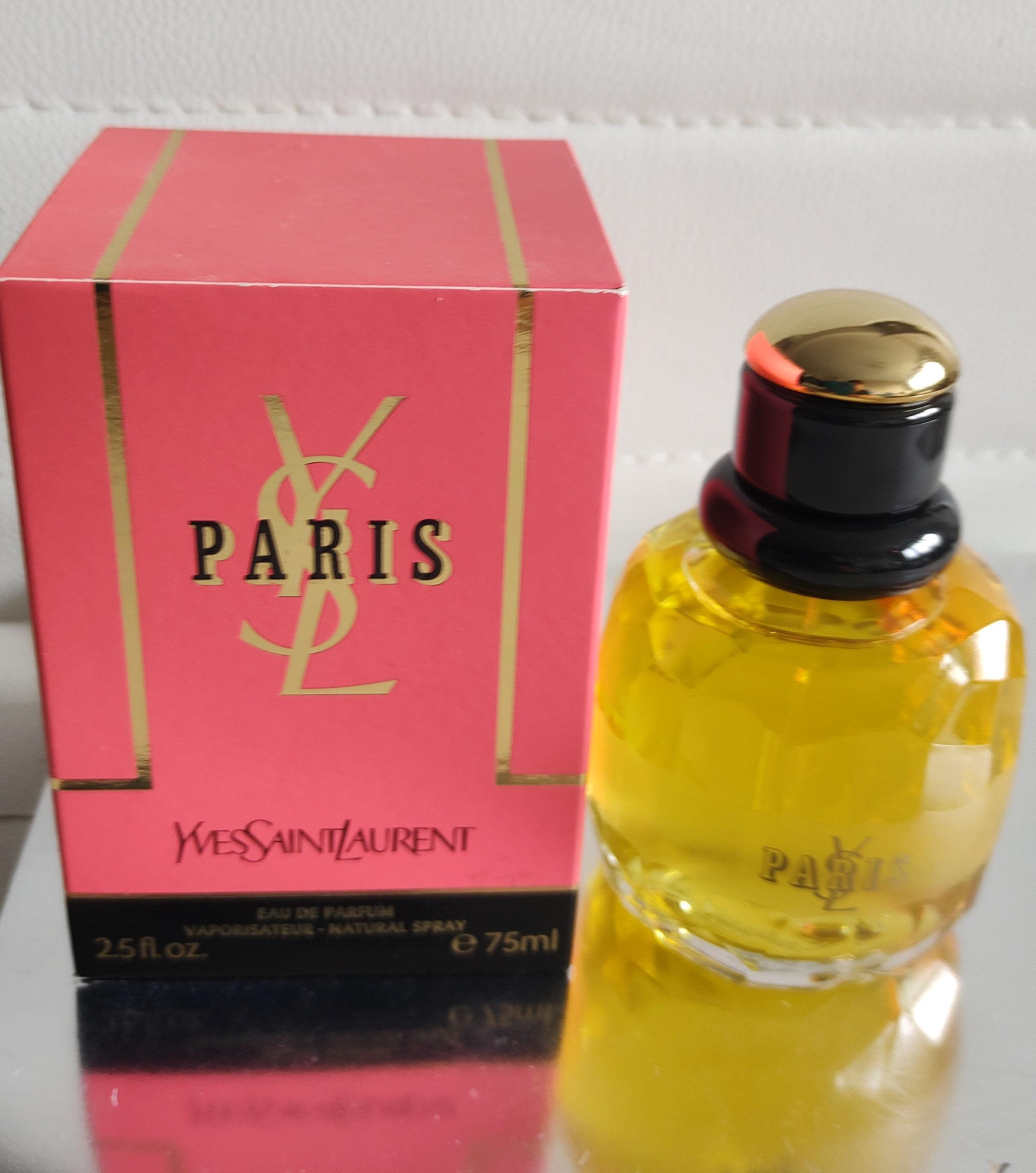 Paris Yves Saint Laurent for women YSL Eau de Parfum 2.7 fl.oz/ 75 ml, Discontinued Vintage Rare Rarity Perfume, Paris France Gift Idea, New