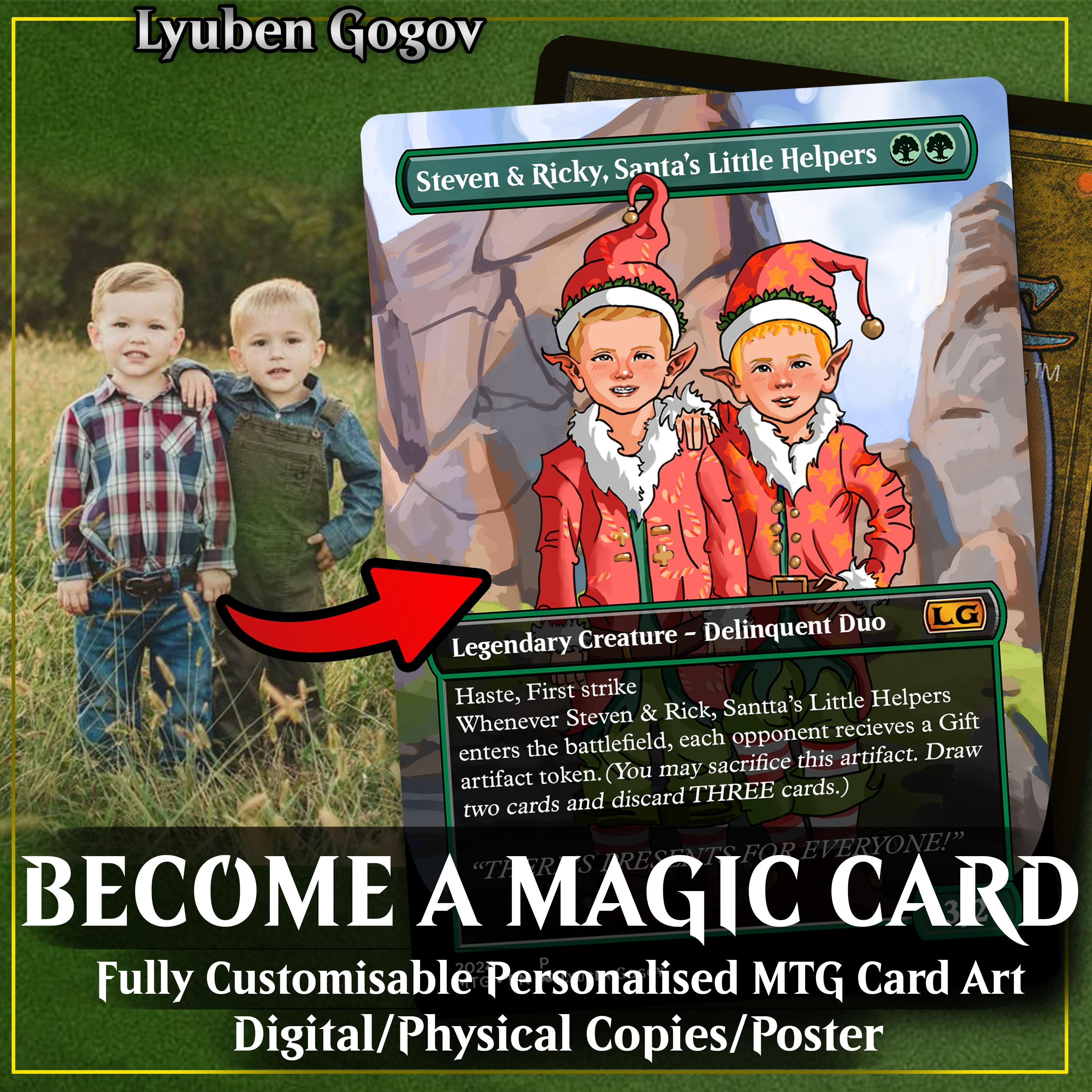 MTG Giant Card POSTER Print Custom Cards Magic the Gathering