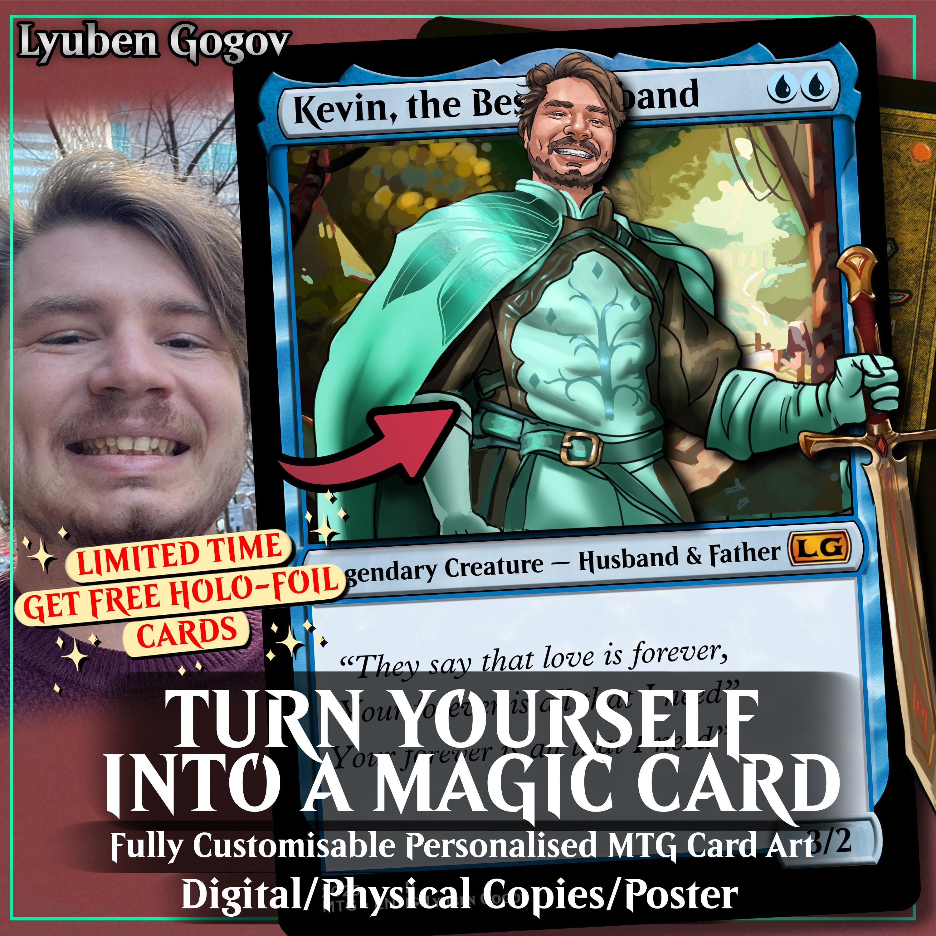 Custom Magic the Gathering Giant Card POSTER Print MTG Cards