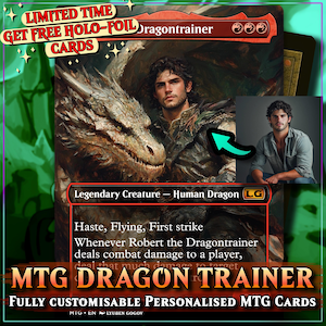 MTG Personalisierte handgemachte Karte Custom Magic The Gathering 2,5x3,5"