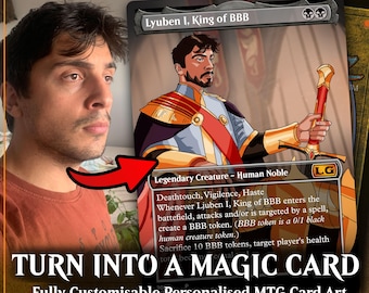 MTG Giant Card POSTER Print Custom Magic the Gathering Cards Illustration  Art, Commission 27x38" 35x49" Birthday Fathers Day Familly Gift - Etsy