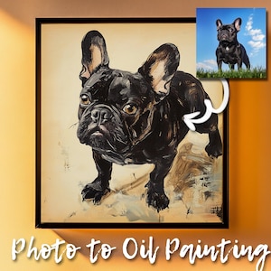 Ilustración conmemorativa personalizada, pintura al óleo personalizada, dibujo familiar a partir de una foto, póster con un amigo, lienzo con una mascota, idea de regalo