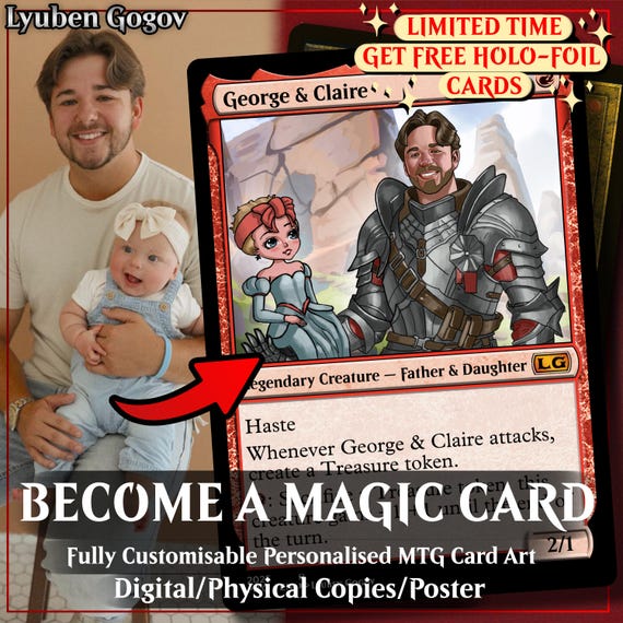 18 x Proxy MTG Custom Magic The Gathering Personalized Handmade card artwork illustration art commission Father Day anniversary familly gift 18 x Proxy MTG Custom Magic The Gathering Personalized Handmade card artwork illustration art commission Father Day anniversary familly gift