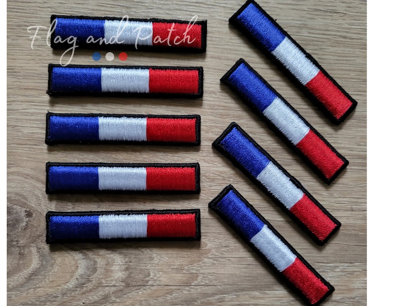 Écusson France Patch drapeau Velcro - Patchs et écussons tactiques et