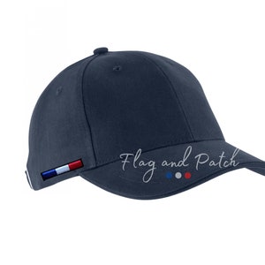 Ecusson patch 3D drapeau Français en relief thermocollant 6,5 cm Made in France Personnalisation Customisation de casquettes image 5