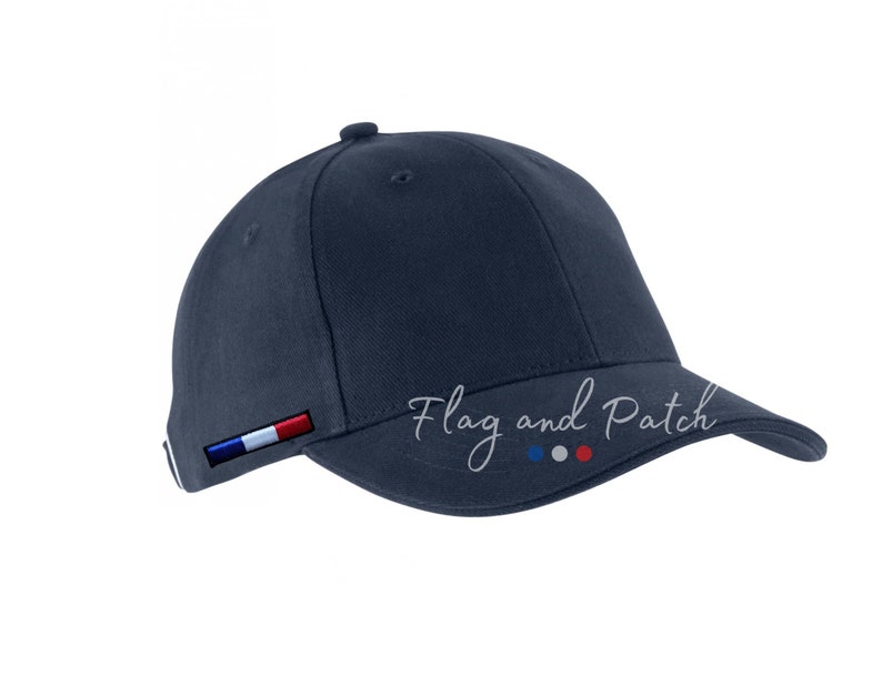 Ecusson patch 3D drapeau Français en relief thermocollant 6,5 cm Made in France Personnalisation Customisation de casquettes image 5