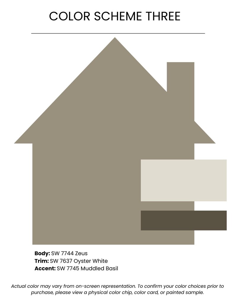 10 Neutral Exterior Paint Color Schemes Etsy