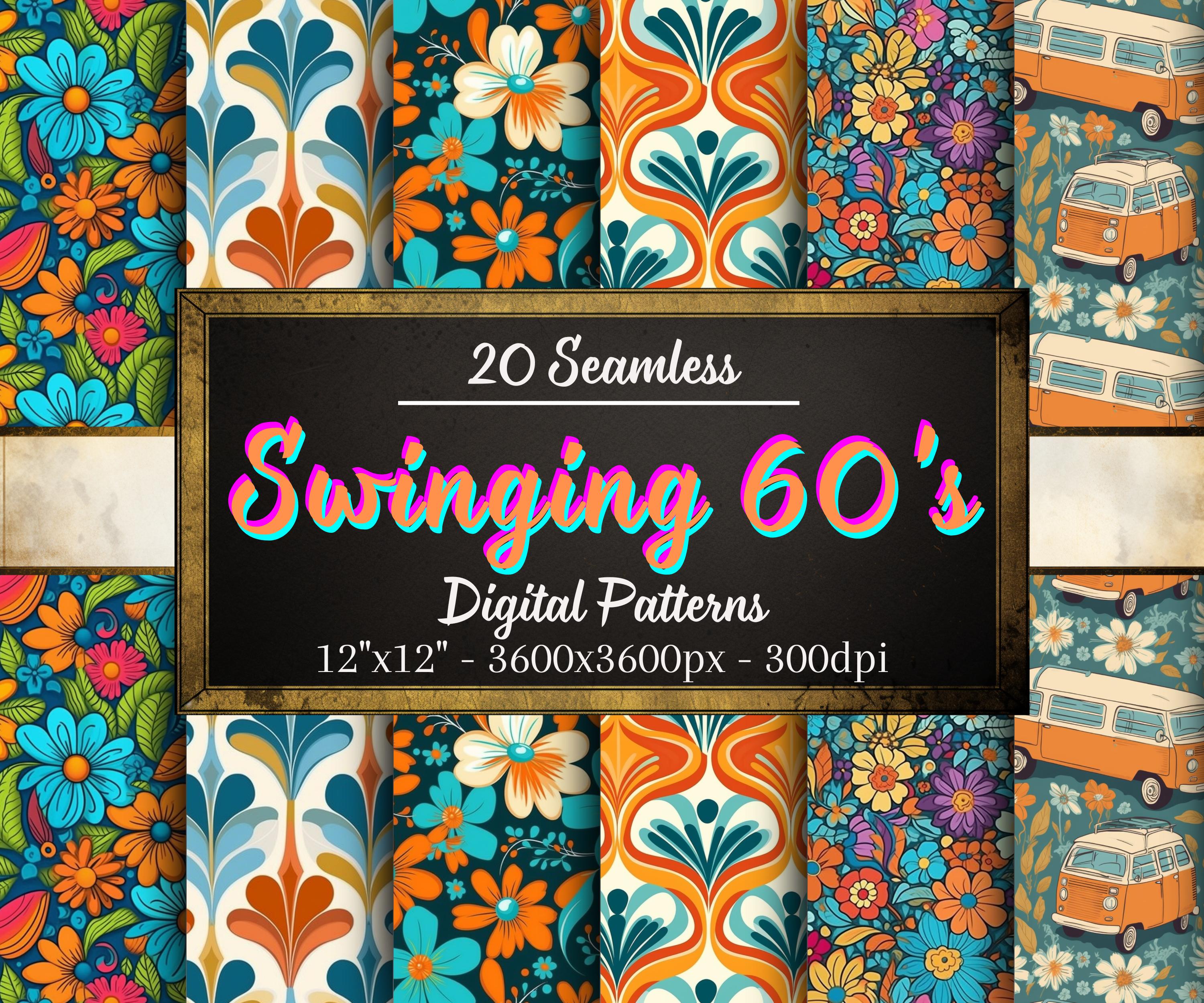 60s fabric - Etsy 日本