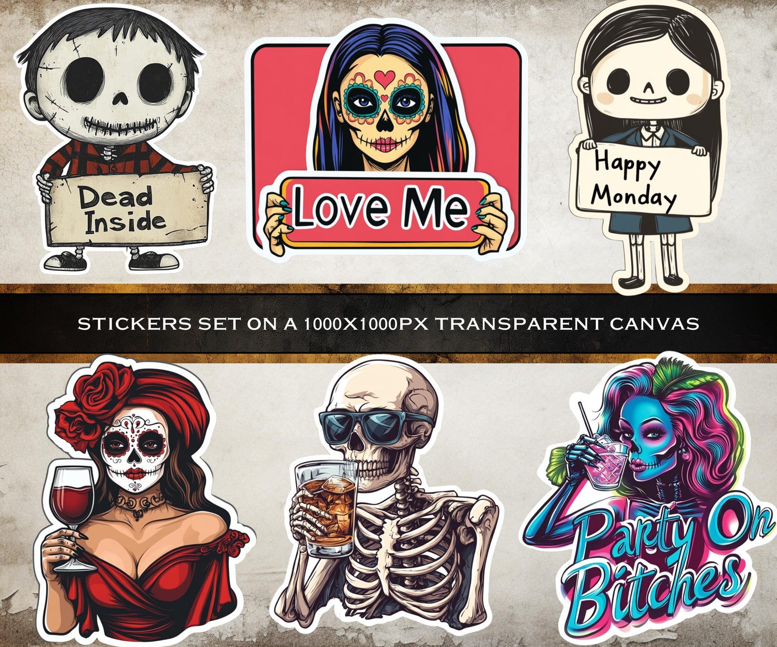 Skeleton Sticker Android Skeleton Sticker Pack, 50 Skeleton Themed Digital Stickers, Stickers ...