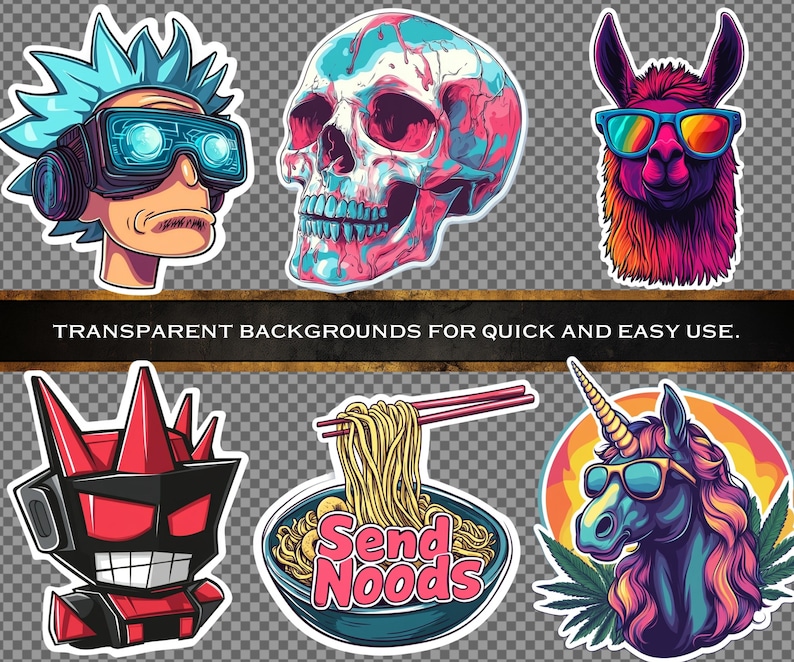 Assorted Sticker Pack, 100 Stickers Mega Pack, Cool Sticker Pack ...