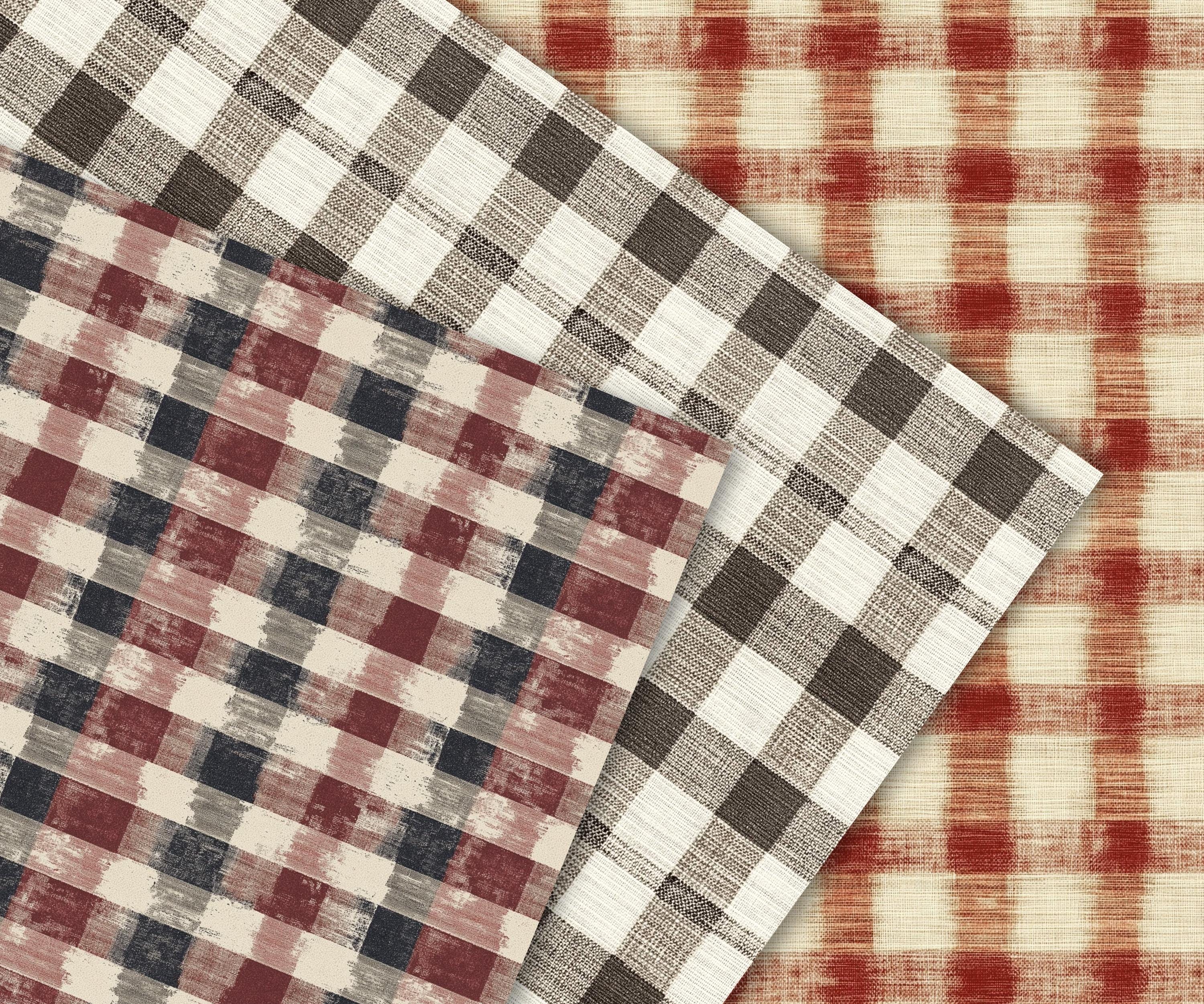 Country Farmhouse Seamless Patterns, 30 Rustic Textiles & Upholstery ...