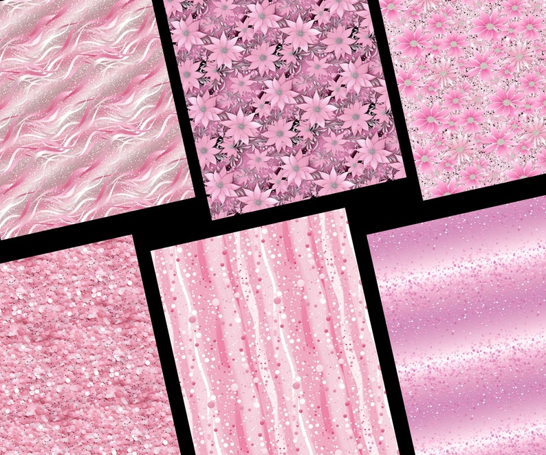 Malibu Princess Patterns, 25 Barbie Inspired Seamless Digital Papers ...